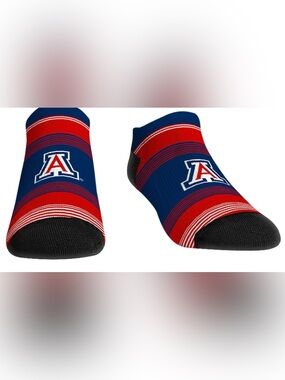 Arizona Wildcats Rock Em Socks Unisex Super Fan Low-Cut Socks Sz. S/M